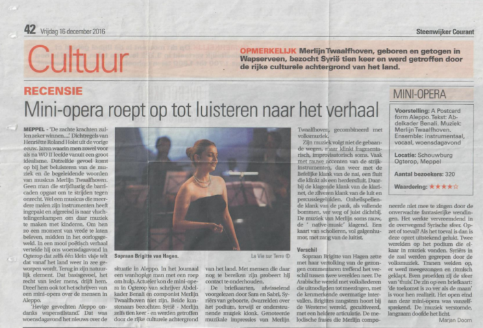 RecensieSteenwijkerCourant