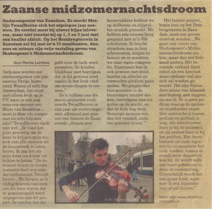 scan – Zaanse midzomernachtsdroom