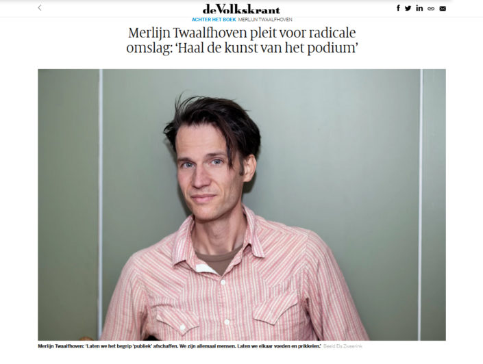 201114De Volkskrant_Achter het boek De Volkskrant Achter het boek